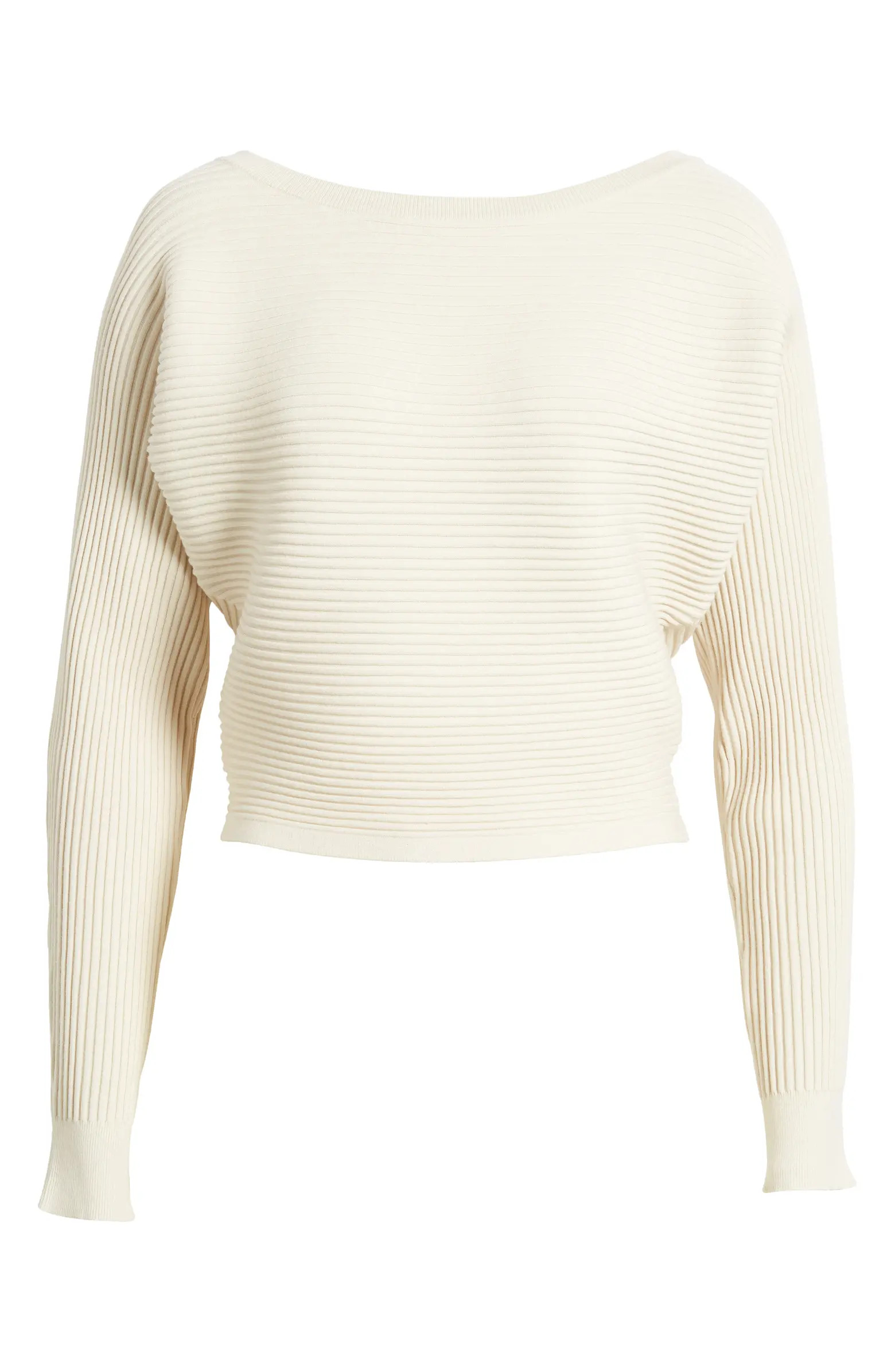 Luxe Sculpt Rib Dolman Sleeve Sweater | Nordstrom