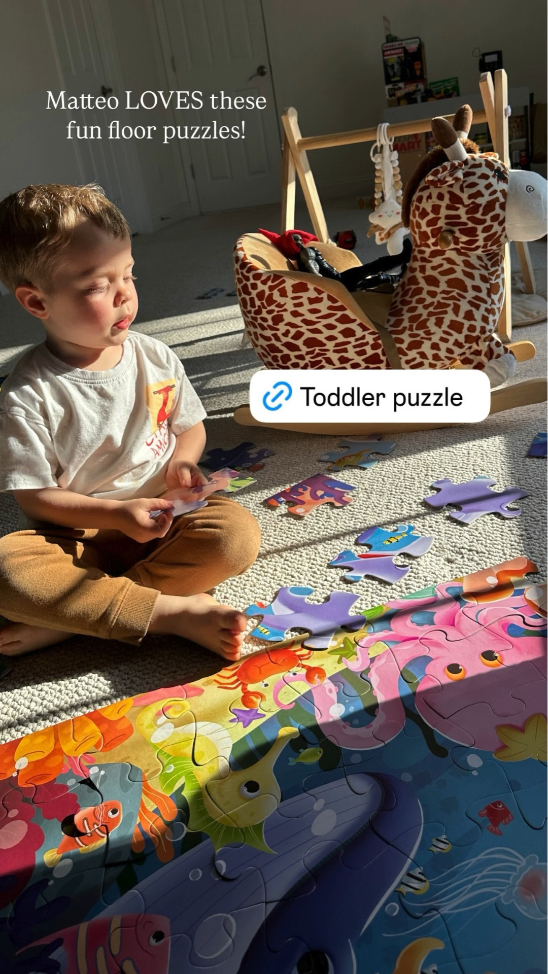 Puzzle time is officially the best time of the day! We’ve been loving this activity lately cos' it’s such a sweet (and fun!) way to spend some quality one-on-one time together.

kid toys, amazon finds, screen free toy, gift guide, summer activities, toddler play, family bonding, affordable finds

#LTKSeasonal #LTKHome #LTKKids