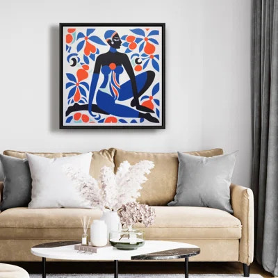 Abstract Shapes Framed Canvas - Beautiful Posture Home Decor | Wayfair North America