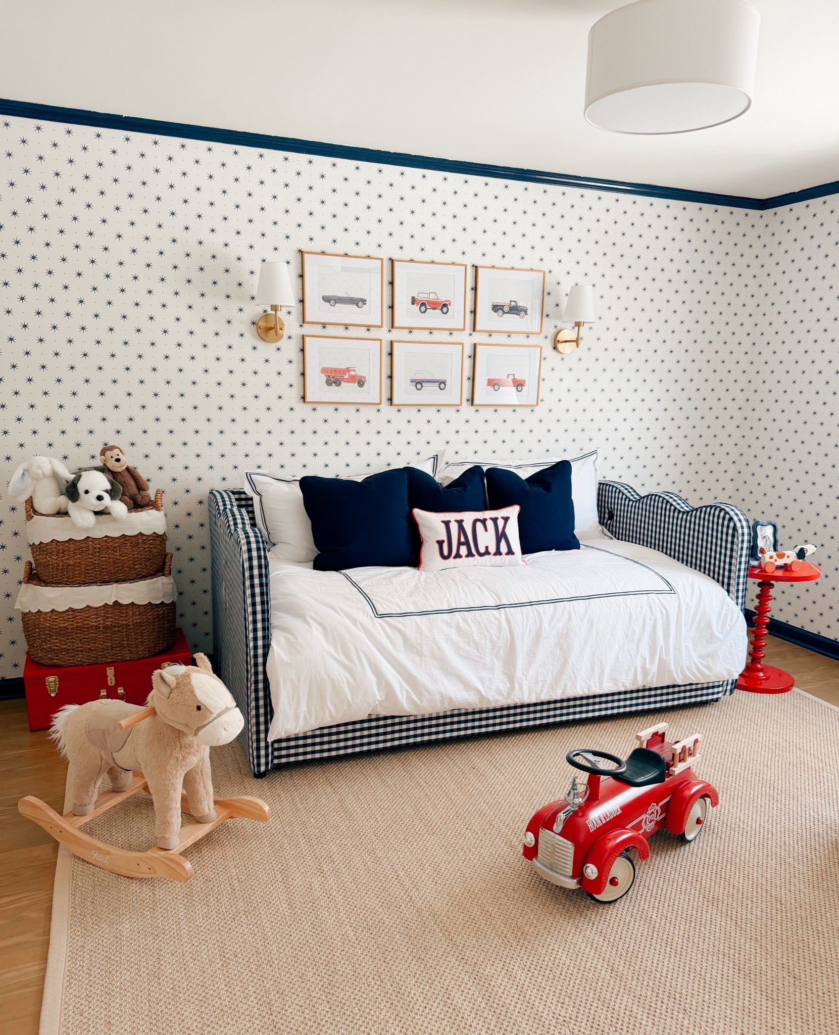 Preppy toddler boys room. Gingham daybed. Big boys room. Toddler boy bedroom. 

#LTKHome #LTKKids #LTKBaby
