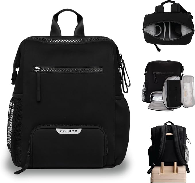 Colugo Neoprene Parent Diaper Backpack With Changing Pad & Pouches | Amazon (US)