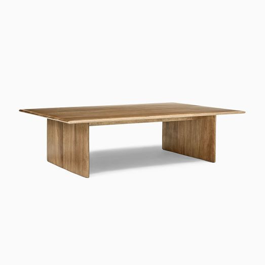 Anton Solid Wood Coffee Table (44"–60") | West Elm (US)