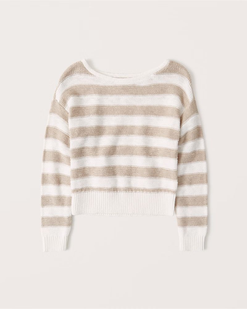 Beachy Boatneck Sweater | Abercrombie & Fitch (US)