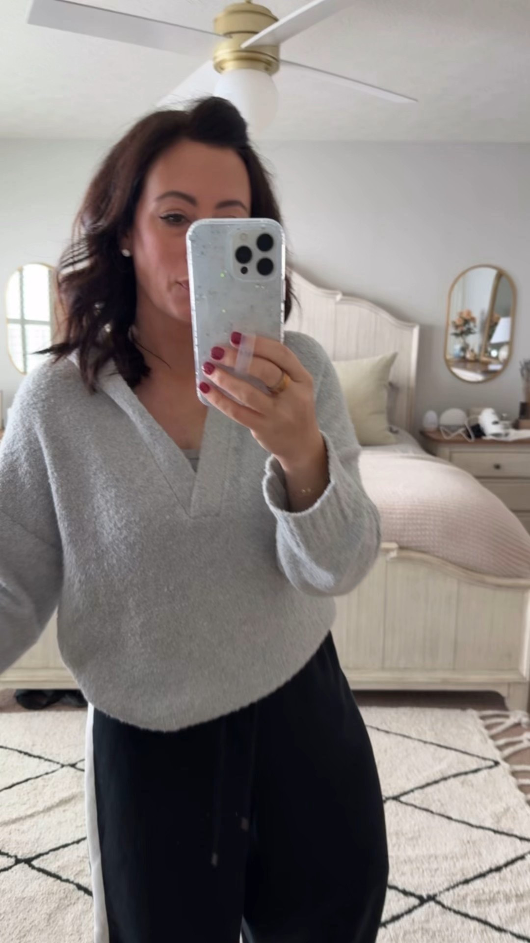 • medium top - oversized fit 
• medium sweats - so comfy! 

#LTKGiftGuide #LTKHoliday #LTKFindsUnder50