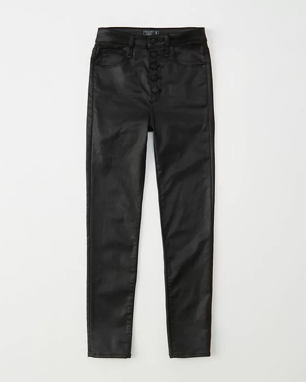 High Rise Super Skinny Ankle Jeans | Abercrombie & Fitch US & UK