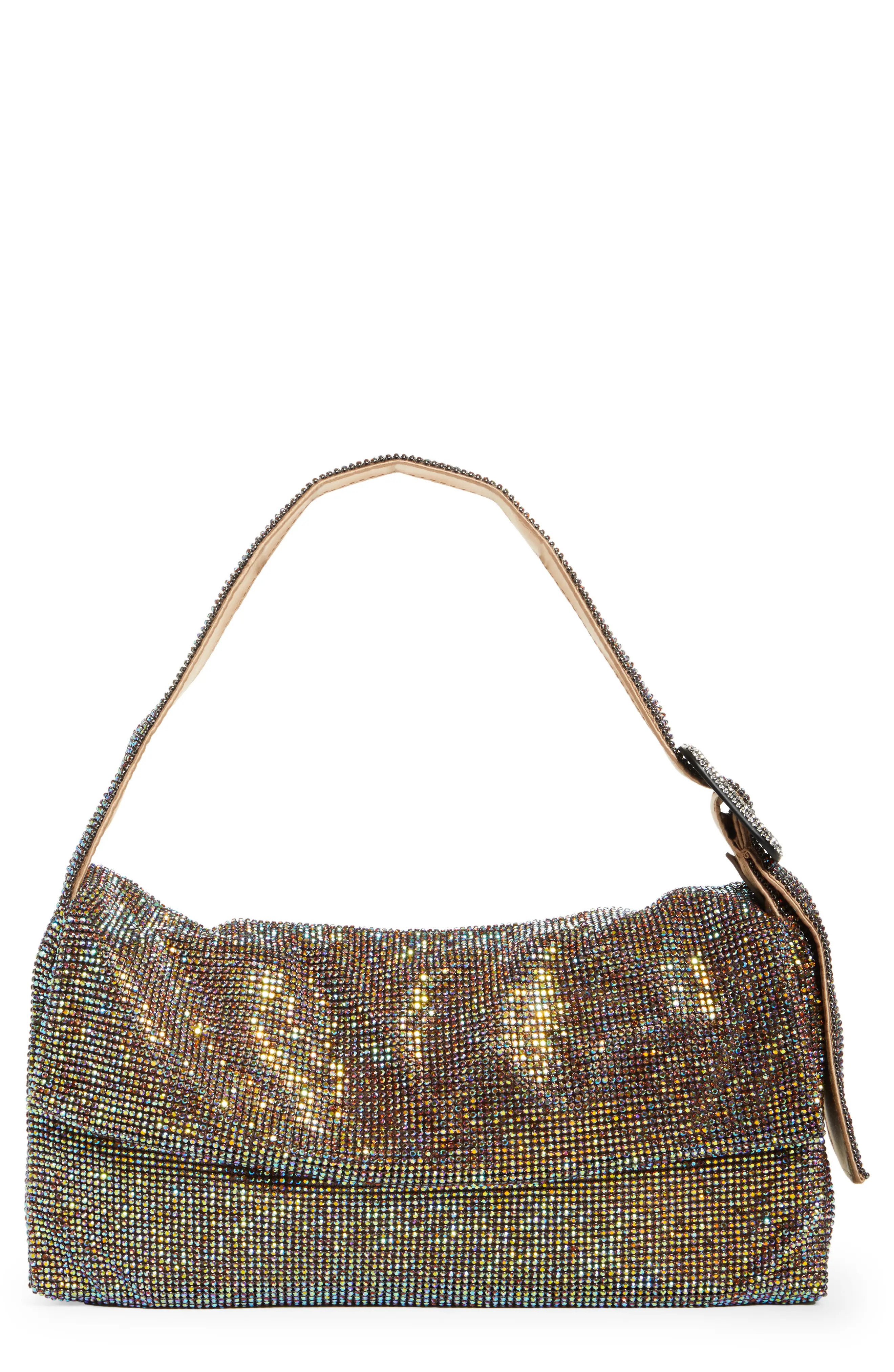 Benedetta Bruzziches Vitty Grande Crystal Mesh Shoulder Bag in Ultimo Tango A Parigi at Nordstrom | Nordstrom