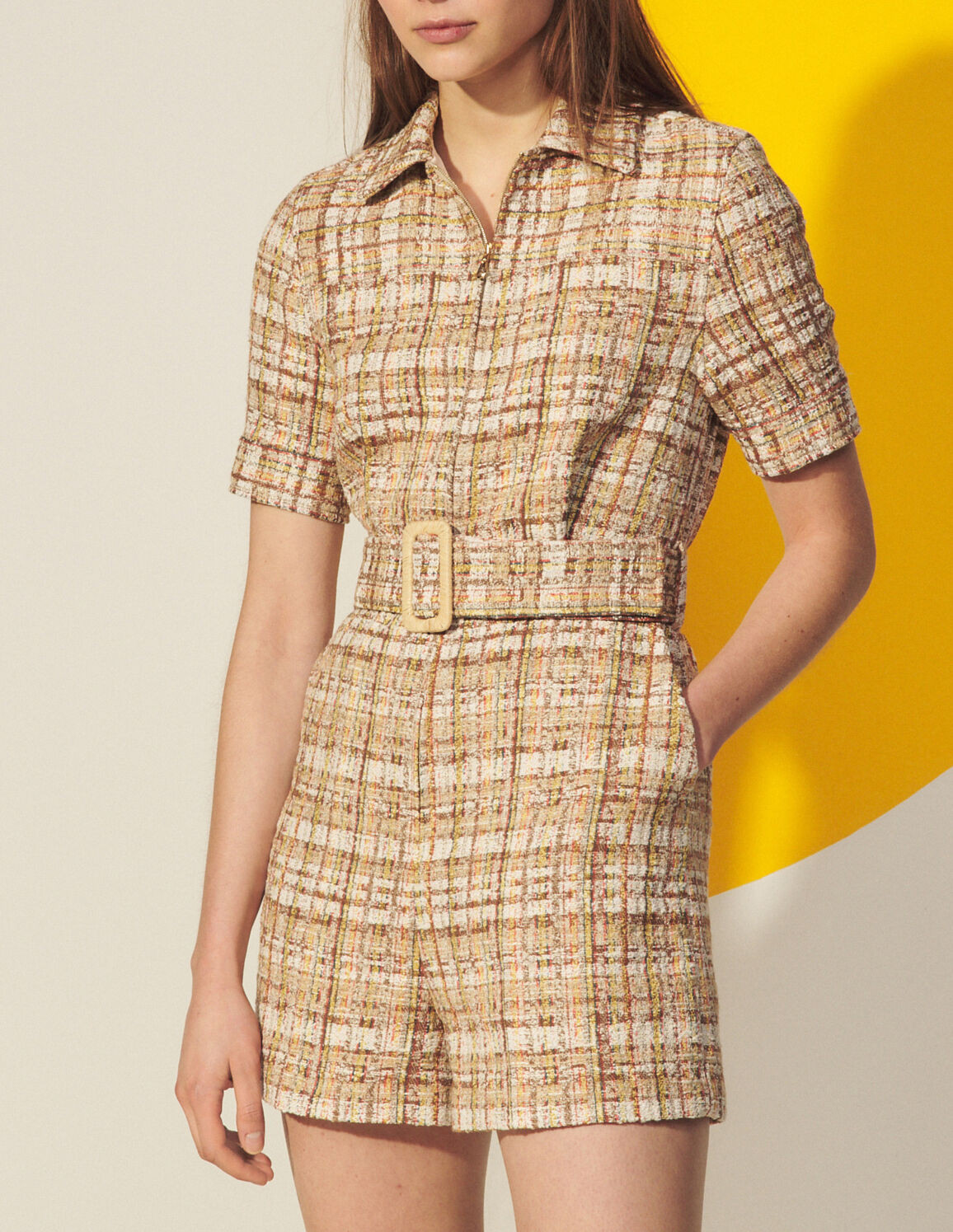 Tweed Jumpsuit | Sandro Paris (US)