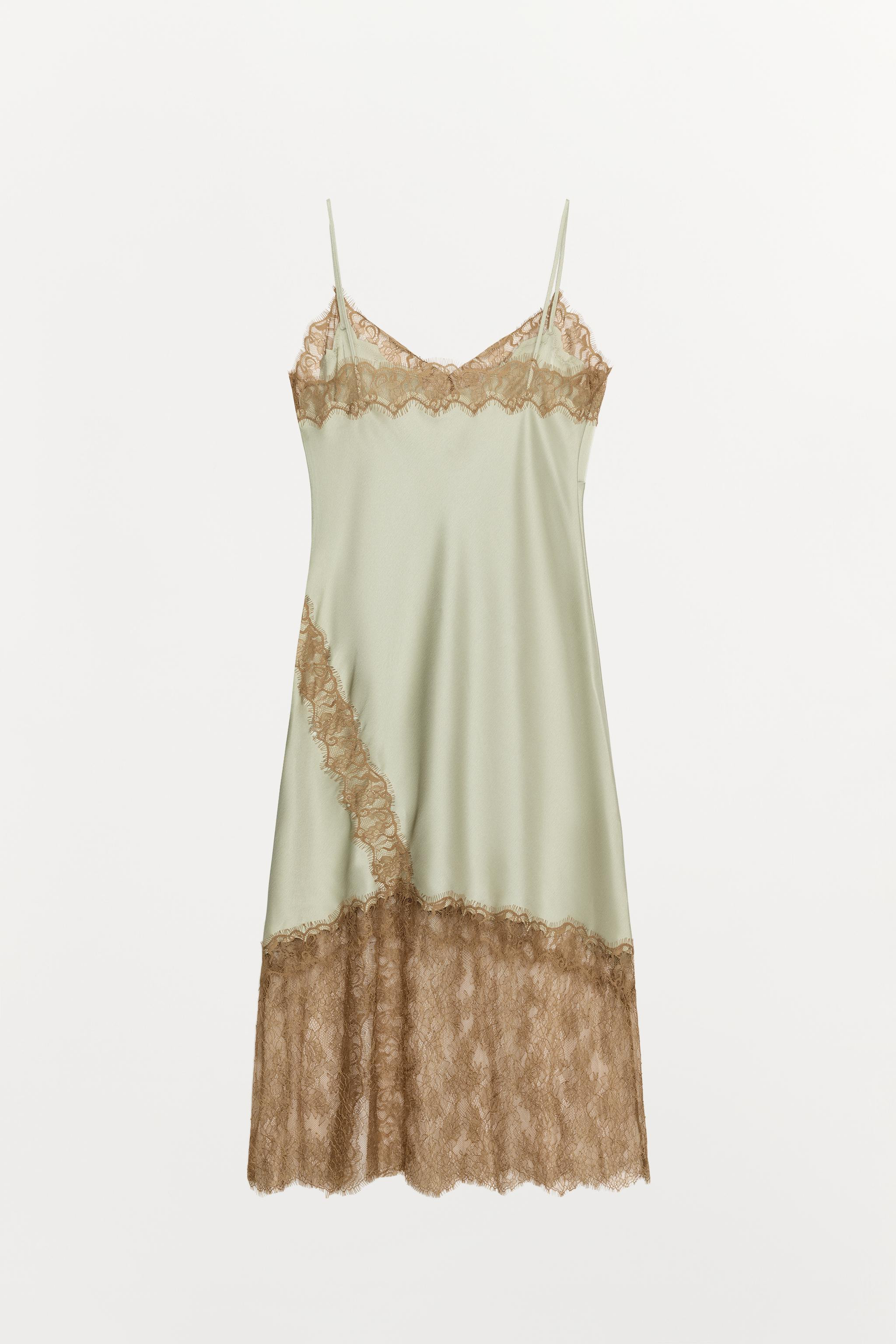 ZW COLLECTION LACE SLIP DRESS | Zara US