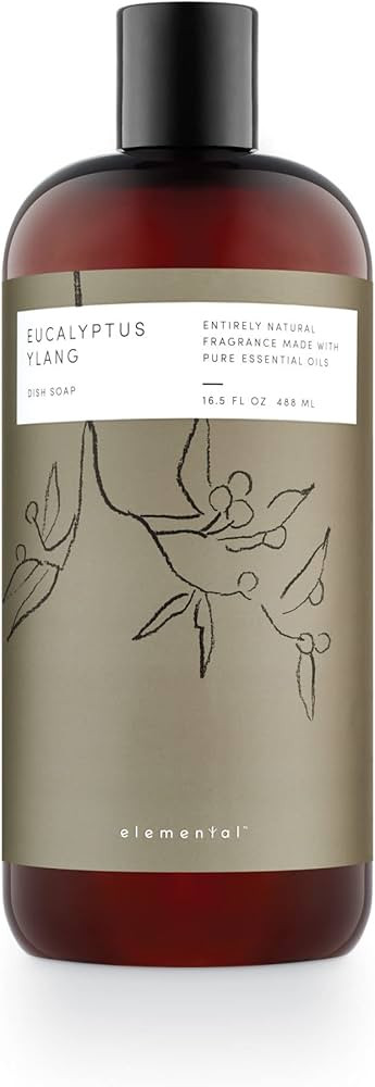 Illume Elemental Collection Eucalyptus Ylang Dish Soap, 1.00 Fl Oz (Pack of 1) | Amazon (US)
