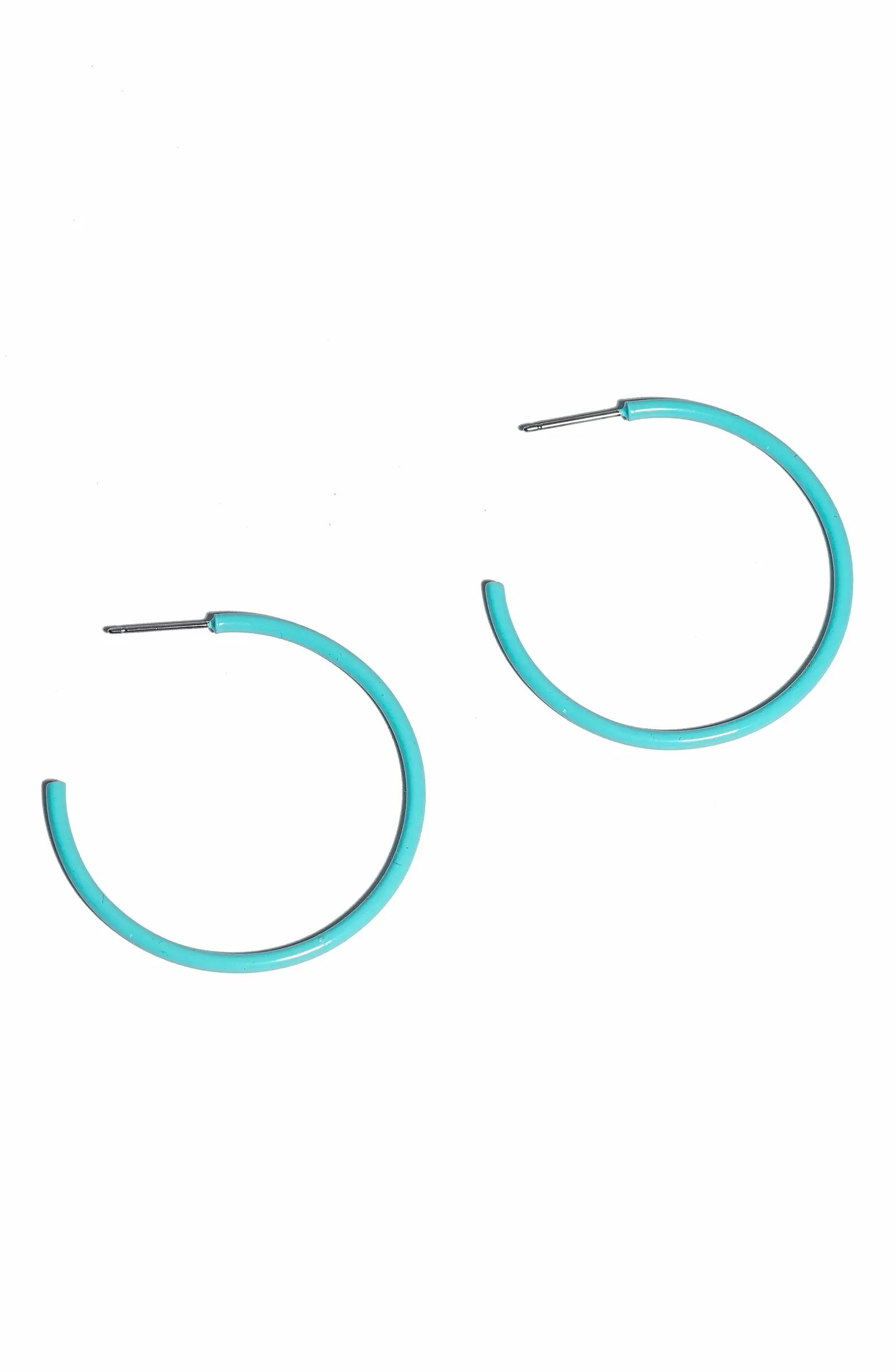 Lele Sadoughi Slim Hoop Earrings | Nordstrom | Nordstrom