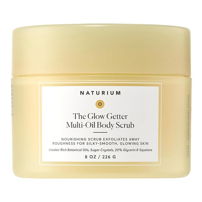 Naturium Glow Getter Body Scrub, Exfoliating Sugar Crystals with Linoleic-Rich Oils, Glycerin & S... | Amazon (US)