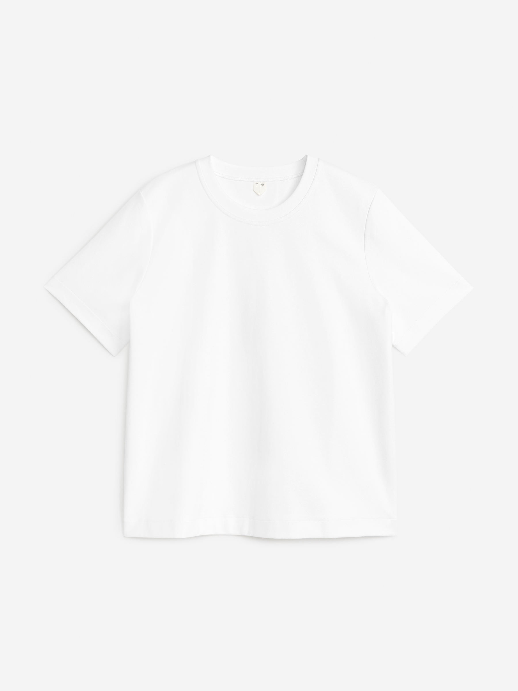 PEARL Interlock-T-Shirt – Weiß – Damen – ARKET DE | Arket EU