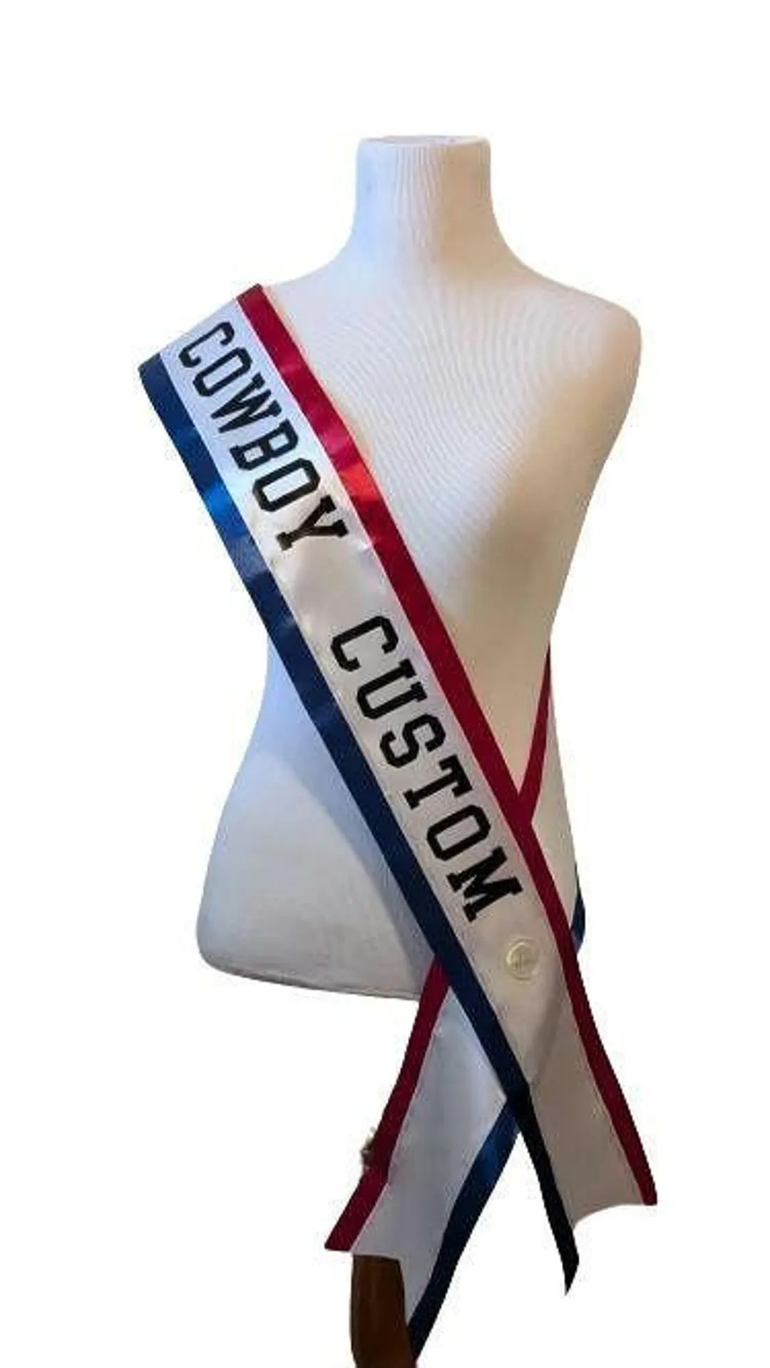 Cowboy Sash - Handmade - Flat Ribbon Sash (no Ruffles) - Etsy | Etsy (US)