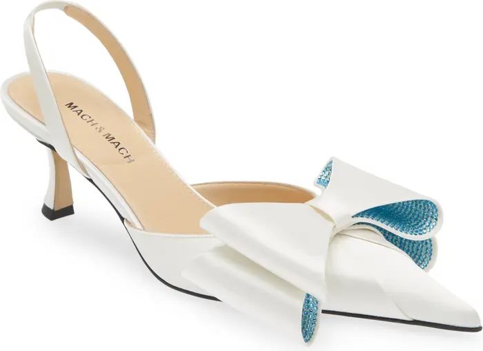 Le Cadeau Bow Pointed Toe Slingback Pump (Women) | Nordstrom