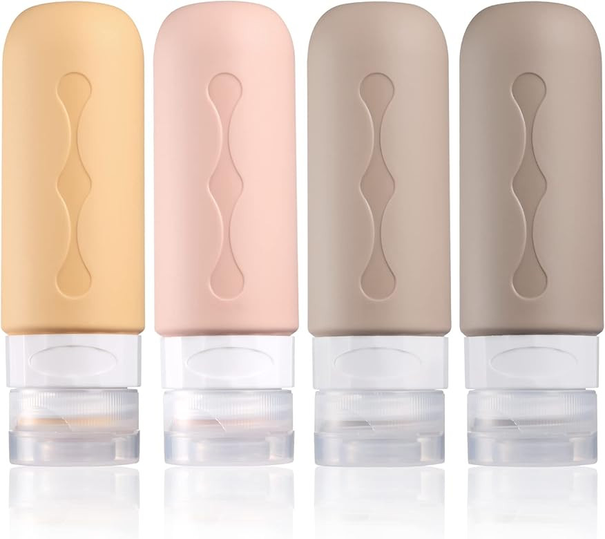 Gemice Travel Bottles for Toiletries Tsa Approved Travel 3oz Size Containers BPA Free Leak Proof ... | Amazon (US)