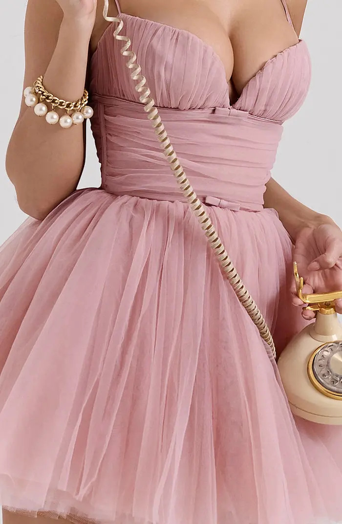 Princess Tulle Fit & Flare Evening Dress | Nordstrom