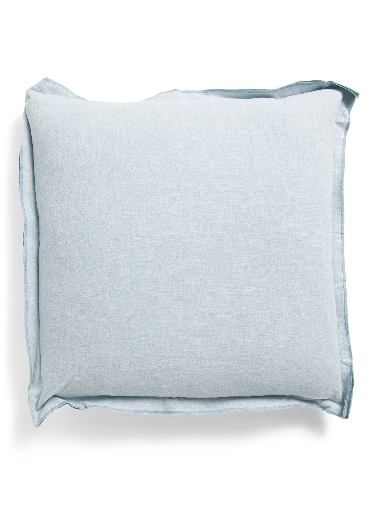22x22 Linen And Cotton Blend Stone Wash Oversized Feather Fill Pillow | Home | Marshalls | Marshalls