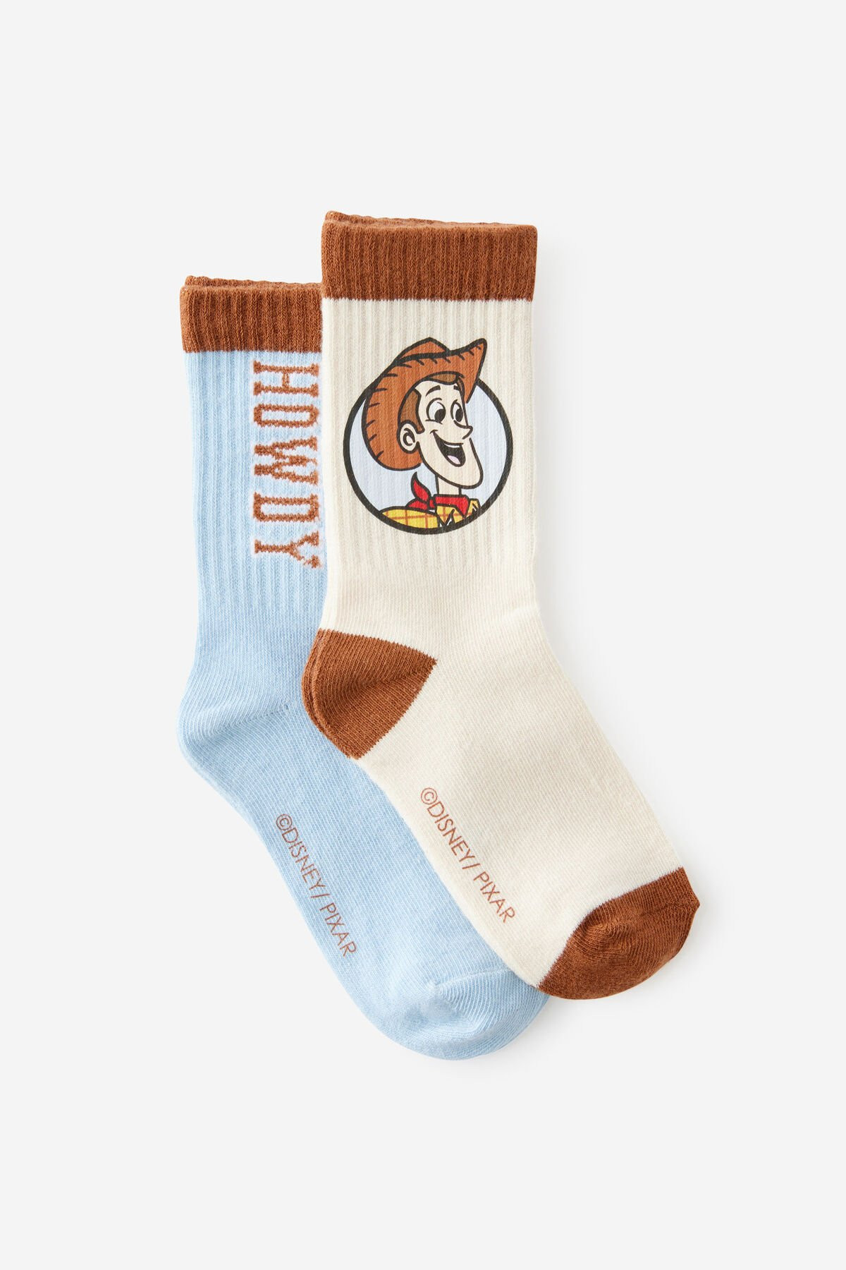 Disney Pixar Toy Story 2PK Kids Crew Sock | Cotton On (US)