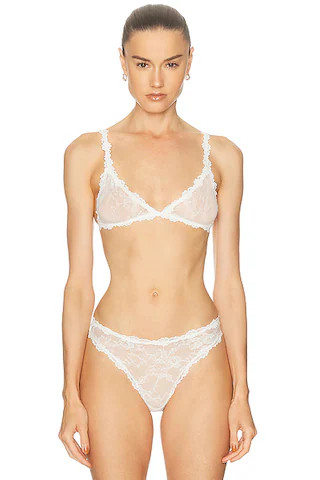 Stretch Lace Triangle Bralette | FWRD 