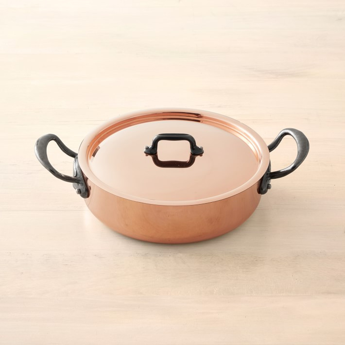 Mauviel Copper M'200 CI Rondeau, 3-Qt. | Williams-Sonoma