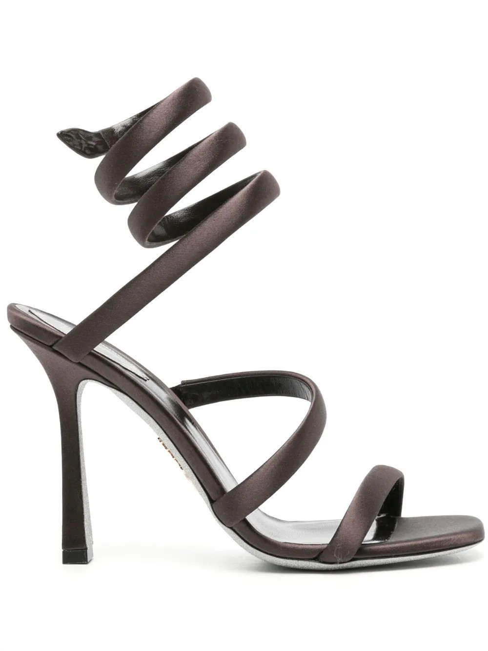 René Caovilla Bulgari 105mm Satin Sandals - Farfetch | Farfetch Global