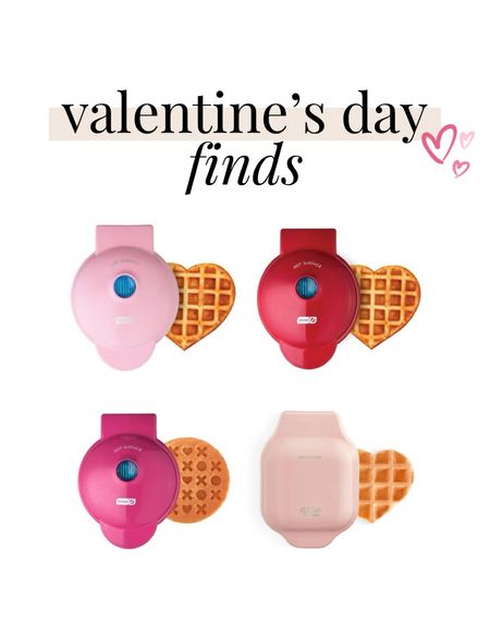 Valentine’s Day Finds 💌 DASH Mini Heart Waffle Maker, comes in red and pink, XOXO Waffle Maker in Hot Pink, High Rise Mini Heart Waffles in Light Pink

#LTKhome #LTKSeasonal #LTKMostLoved