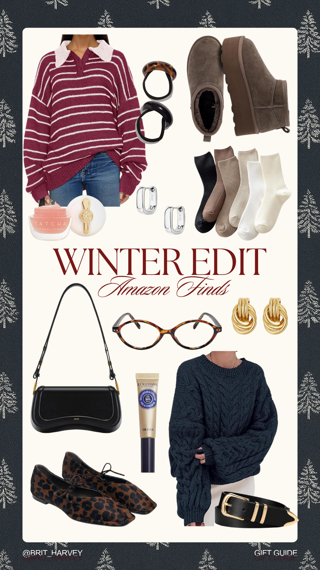Gifts for Her: Winter Edit ❄️🤎 | Amazon Finds
A curated round-up of winter essentials — perfect for gifting and treating yourself. Some of my favorite knitwear, cold-weather accessories, chic flats, beauty, and more — all included in Amazon’s limited-time Black Friday deals. These elevated pieces make winter dressing effortless, but the prices won’t stay this low for long. Shop everything through my LTK.
@amazon 

 #ad #founditonamazon #WinterFavorites2025