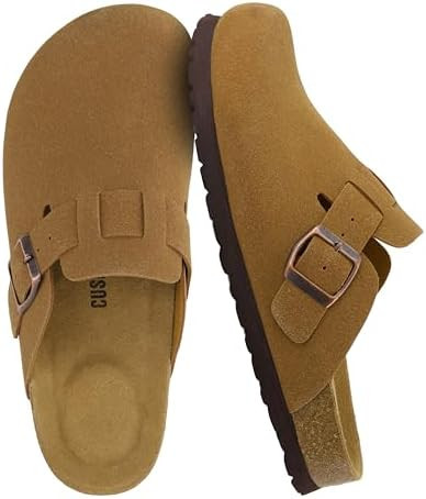 CUSHIONAIRE Hana Womens Clogs | Comfortable Vegan Suede Clogs for Women | Slip On Potato Shoes wi... | Amazon (US)