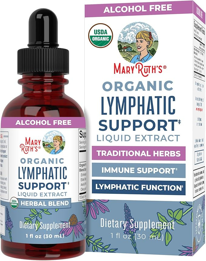 Lymphatic Support Drops by MaryRuth's | USDA Organic Lymphatic Cleanse Immune Support Supplement|... | Amazon (US)