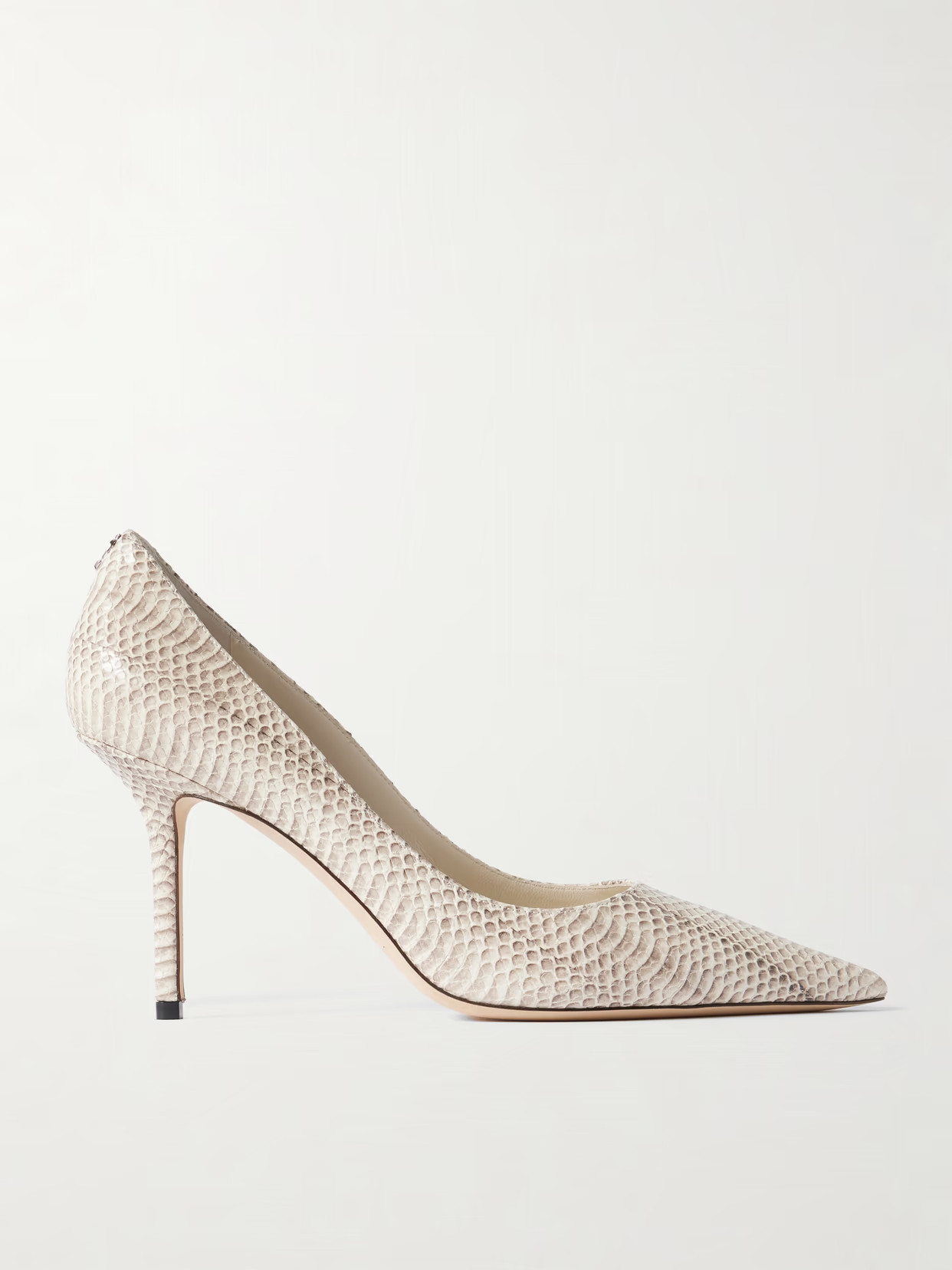 Jimmy Choo - Love 85 Snake-effect Leather Pumps - Animal print | NET-A-PORTER (US)
