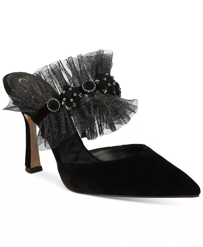 Sam Edelman Women's Hughes Slip-On Tulle Pumps - Macy's | Macy's