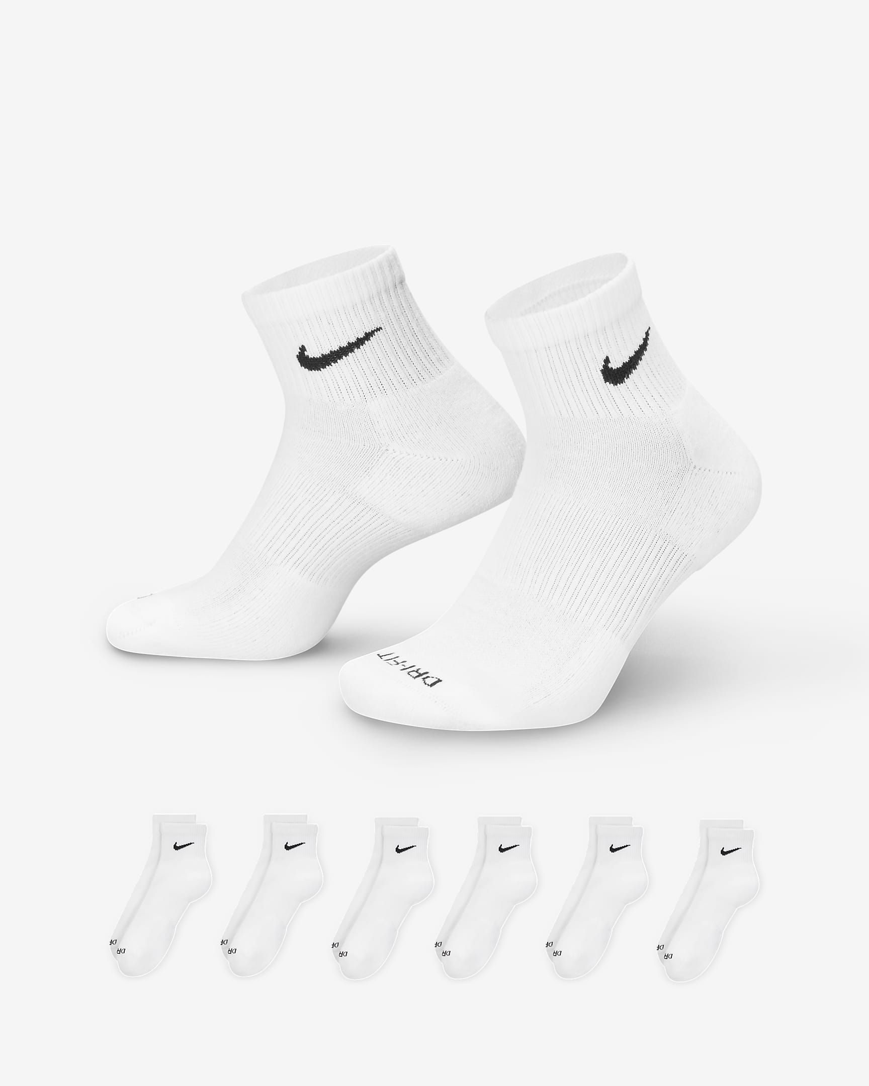 Nike Everyday Plus Cushioned Training Ankle Socks (6 Pairs). Nike.com | Nike (US)