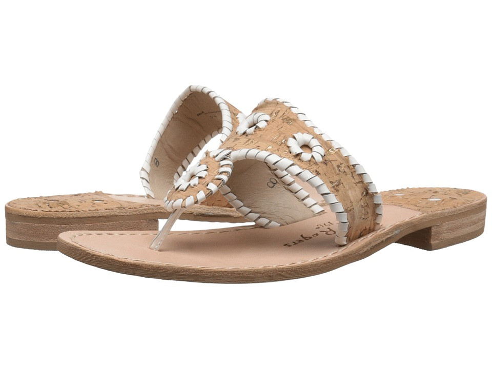 Jack Rogers - Napa Valley (Cork/White) Women's Sandals | 6pm