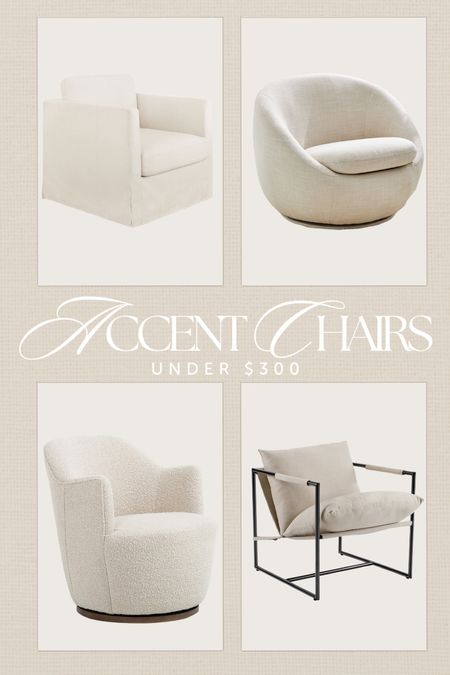 Accent chairs under $300 ✨
These accent chairs are all a designer look for less from @walmart and I cant pick a fav 😍

#walmartpartner #walmart #accentchair #homedecor #neutraldecor #livingroom #swivelchair #officechair #livingroomchair #linenchair #bouclechair 

#LTKStyleTip #LTKHome #LTKSaleAlert