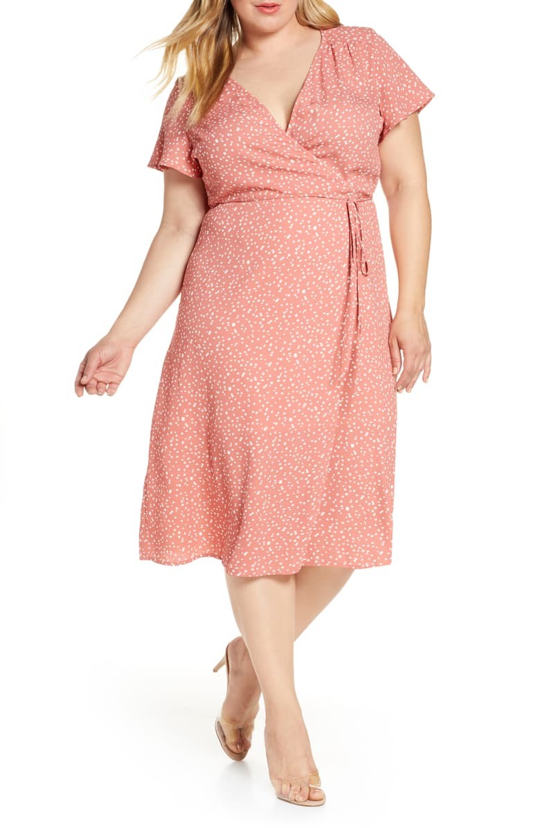 plus size cocktail dress for wedding guest