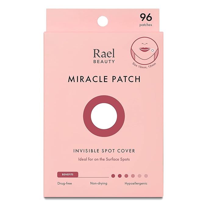 Rael Acne Pimple Healing Patch - Absorbing Cover, Invisible, Blemish Spot, Hydrocolloid, Skin Tre... | Amazon (US)