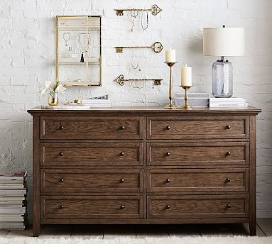 Hudson 8-Drawer Wide Dresser | Pottery Barn (US)