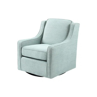 Swivel Rocking Chair, 360 Rotation, 300 Lbs Weight Capacity, Professional Clean Option, Removable Cushion With Resilient Springs, Dusty Chenille Uphol | Wayfair North America