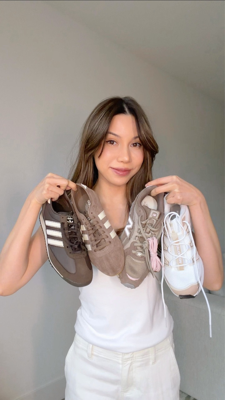 It girl sneakers for 2026? Been on the hunt for new spring sneakers and can’t decide which one to keep! 

#itgirl #fashiontrends #styletips #springshoes #sneakerheads new balance 204L, Salomon XT6 expanse, adidas Tokyo, adidas SL72 OG, 2026 sneaker trends