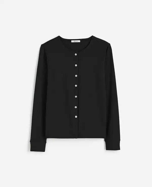 Ribbed Button-Front Cardigan | Madewell
