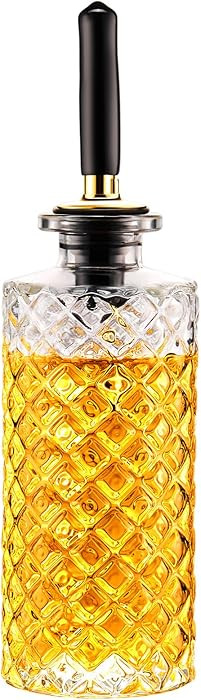 Glass Coffee Syrup Dispenser Bottles 5 OZ, Simple Syrup Bottles with Metal Pour Spout, Syrup Disp... | Amazon (US)