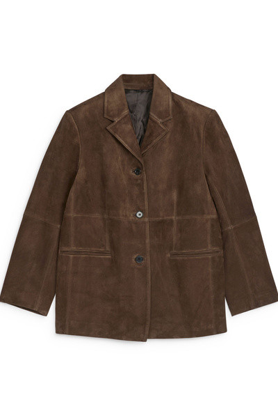 Relaxed Suede Blazer | Arket UK
