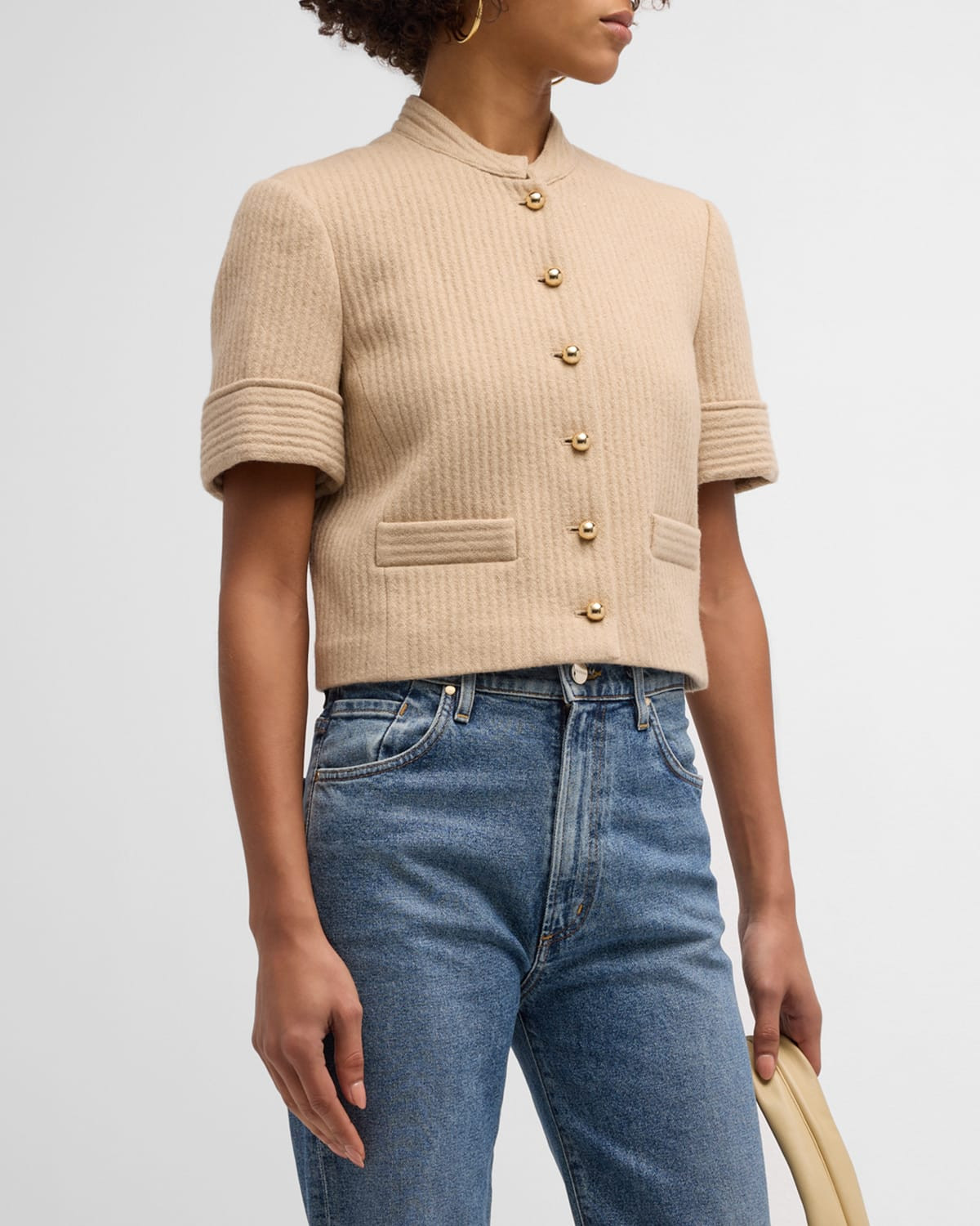 Grace Short-Sleeve Jacket | Neiman Marcus
