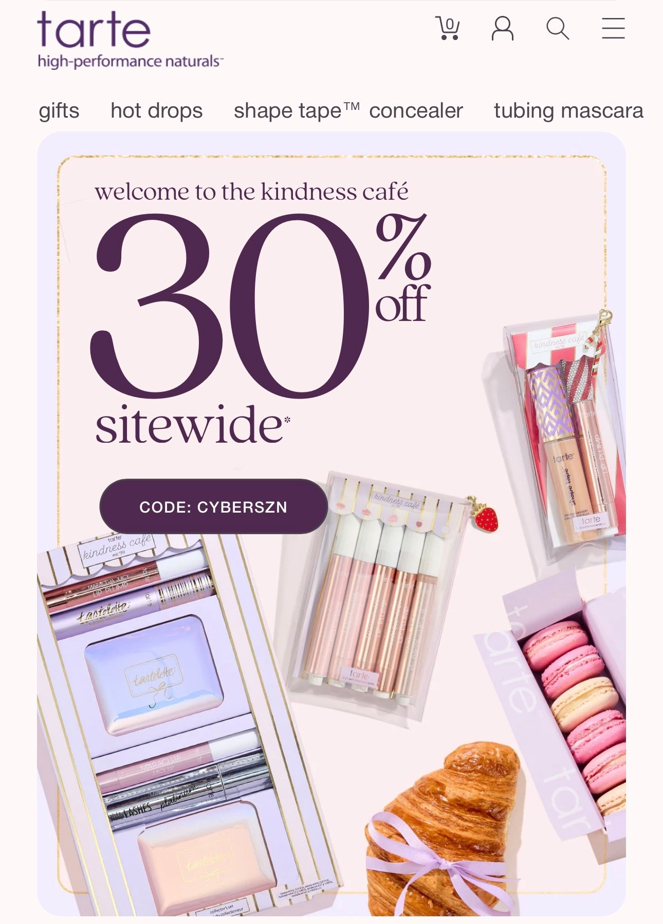 Tarte sale 

#LTKGiftGuide #LTKCyberWeek #LTKSaleAlert