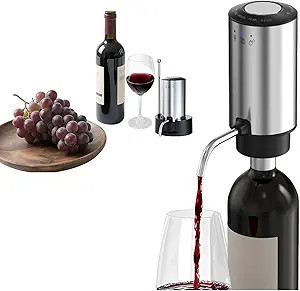 Rechargeable Wine aerator Electric Wine Decanter, Automatic Wine Dispenser withStorage Base,Two M... | Amazon (US)