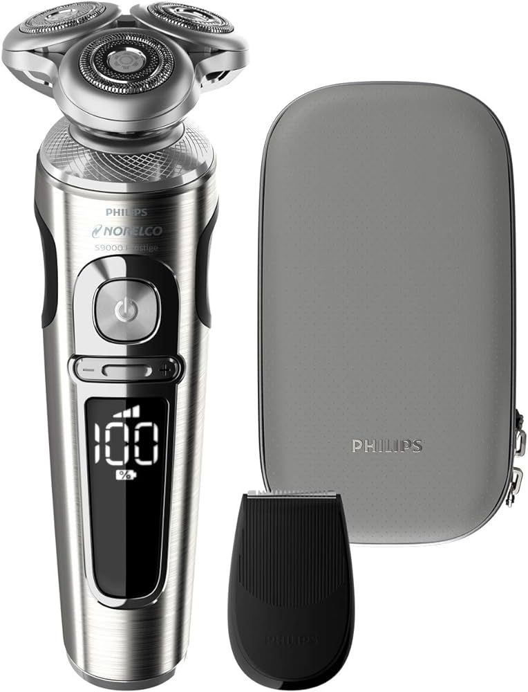Philips Norelco Shaver 9000 Prestige, Rechargeable Wet or Dry Electric Shaver with Trimmer Attach... | Amazon (US)