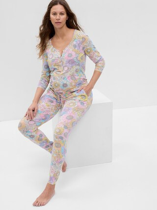 Maternity Modal Henley PJ Set | Gap (US)