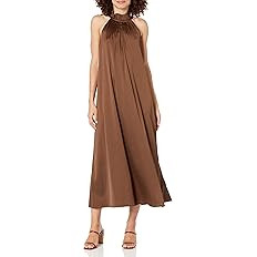 The Drop Women's Arlette Silky Stretch Halter Maxi Dress | Amazon (US)