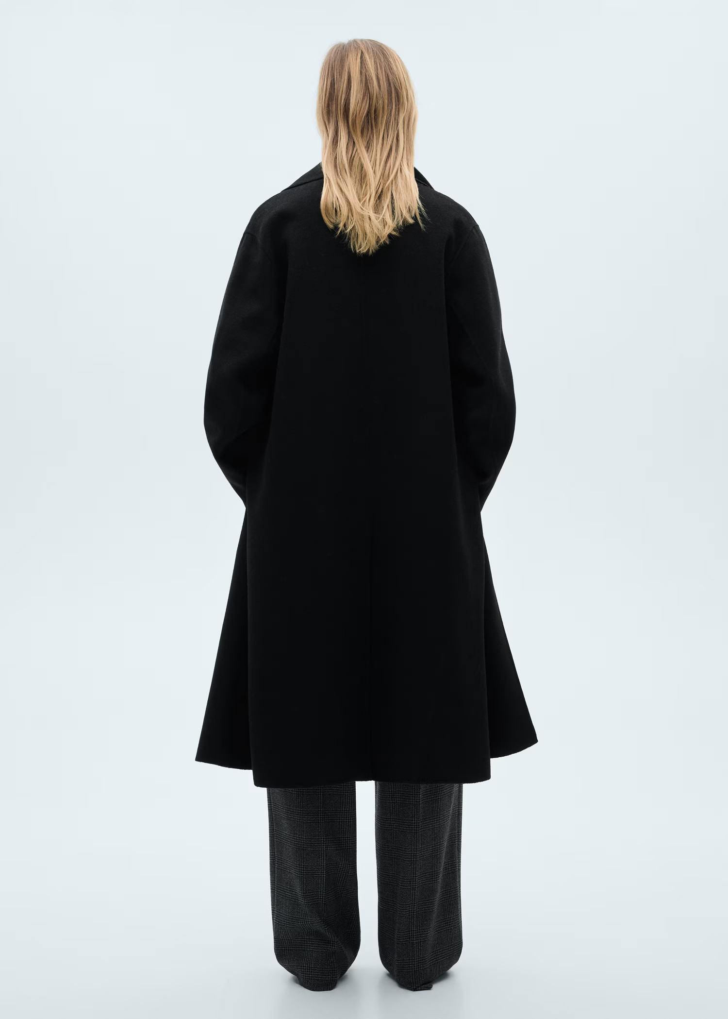 Handmade oversized wool coat - Women | MANGO USA | Mango (US/MX/AU)