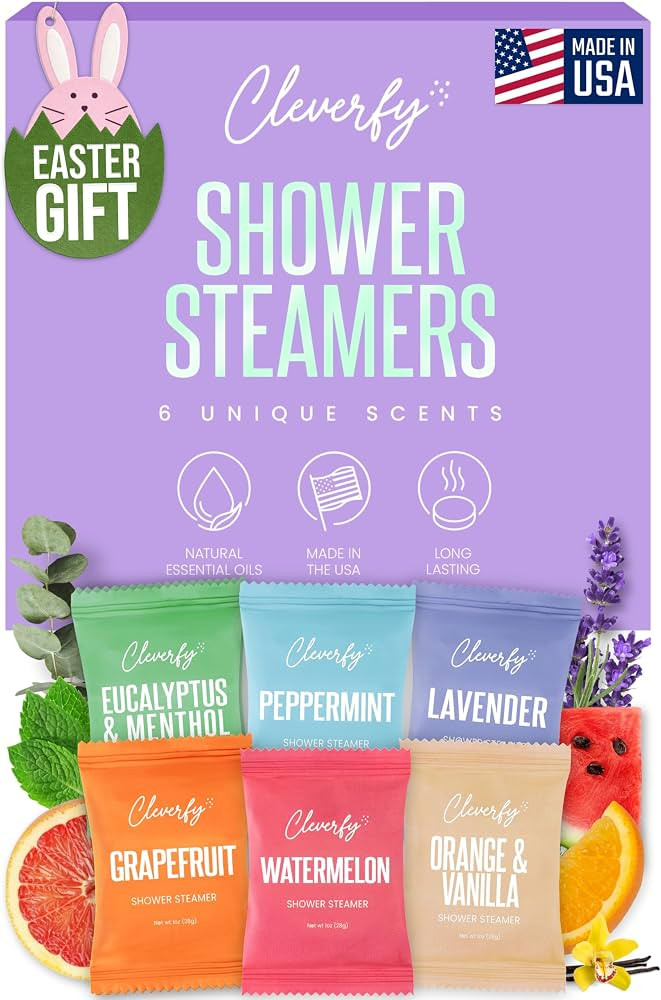 Cleverfy Shower Steamers Aromatherapy - Easter Basket Stuffers for Teens and Adults - Easter Gift... | Amazon (US)